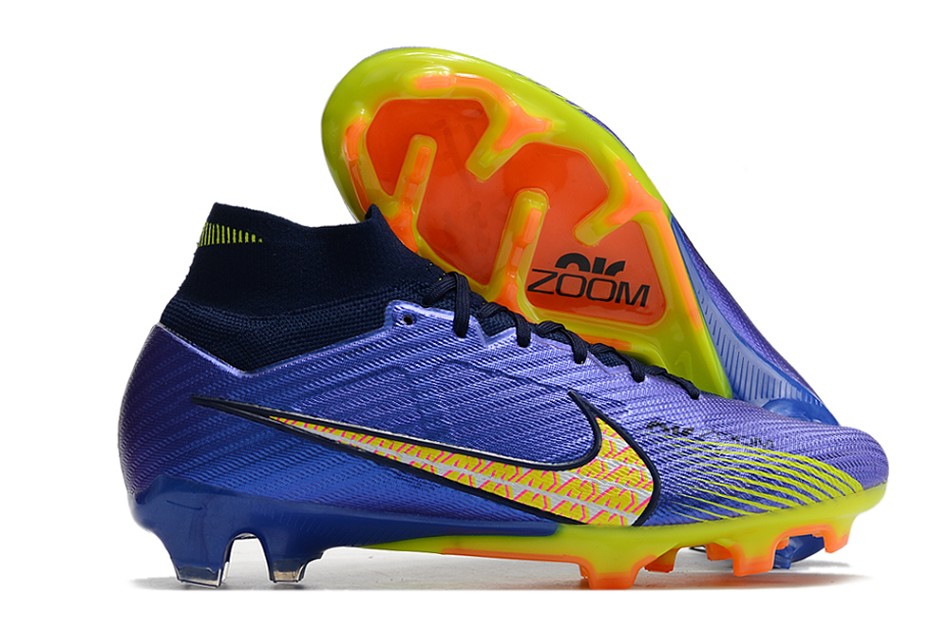 Nike AIR Zoom Mercurial Superfly IX Elite FG - bleu jaune